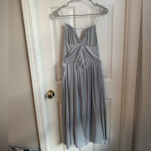 Urban Outfitters Bibi Satin Midi Dress - Size M - Picture 6 of 9